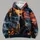 Halloween Witch Haunted Manor Autumn Night Scene for Seasonal Celebrations All-over Print Hoodie (Lightweight) - 4