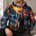 Halloween Witch Haunted Manor Autumn Night Scene for Seasonal Celebrations All-over Print Hoodie (Lightweight) - 6