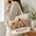 Gingerbread Christmas Village for Cozy Holiday Home Celebrations and Family Gifting Quilted Tote Bag - 3