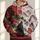 Crimson Samurai and Ink-Wash Clouds for Autumn Adventures and Bold Heritage Style All-over Print Hoodie (Lightweight) - 1