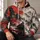 Crimson Samurai and Ink-Wash Clouds for Autumn Adventures and Bold Heritage Style All-over Print Hoodie (Lightweight) - 6