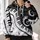 Black And White Piano Keys For Music Lovers, Rehearsals And Everyday Casual Wear All-over Print Hoodie (Lightweight) - 2