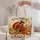 Autumn Turkey With Pumpkins for Thanksgiving Gatherings and Family Celebrations Quilted Tote Bag - 5