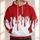 Crimson Drip Color Block for Bold Winter Streetwear and Casual Everyday Layering All-over Print Hoodie (Lightweight) - 1