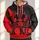 Red Crown And KING Motif For Bold Streetwear, Running, Fitness And Everyday Casual Style All-over Print Hoodie (Lightweight) - 1