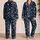 Navy And Ivory Stars for Cozy Evenings and Relaxed Nights at Home for Women Satin Pajamas Set - 2