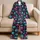 Neon Monster Faces and Comic Doodles for Playful Halloween Nights at Home Satin Pajamas Set - 5