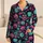 Neon Monster Faces and Comic Doodles for Playful Halloween Nights at Home Satin Pajamas Set - 1