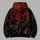 Crimson Rose And Dark Botanical Elegance For Alternative Everyday Style All-over Print Hoodie (Lightweight) - 5