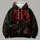 Crimson Rose And Dark Botanical Elegance For Alternative Everyday Style All-over Print Hoodie (Lightweight) - 4