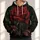 Crimson Rose And Dark Botanical Elegance For Alternative Everyday Style All-over Print Hoodie (Lightweight) - 1