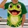 Big-Eyed Lime Green Frog for Playful Casual Outings and Weekend Fun All-over Print Unisex T-shirt - 2