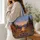 Autumn Campfire Forest Chair Scene for Cozy Fall Camping and Weekend Getaways Outdoors Quilted Tote Bag - 3