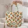 Orange Tulips for Spring Commuting and Weekend Travel, Thoughtful Gift for Flower Lovers Quilted Tote Bag - 5