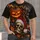 Halloween Christmas Skull, Pumpkin and Bat Holiday Wear for Men and Festive Fans All-over Print Unisex T-shirt - 1