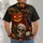 Halloween Christmas Skull, Pumpkin and Bat Holiday Wear for Men and Festive Fans All-over Print Unisex T-shirt - 4