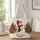 Christmas Snowman with Evergreen Trees for Winter Holiday Gift Giving and Family Cheer Quilted Tote Bag - 1