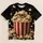 Skull Popcorn Bucket for Movie Nights, Halloween Events, and Horror Film Fans All-over Print Unisex T-shirt - 5