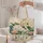 Elegant Swan and Water Lily Scene for Graceful Everyday Shopping and Workday Style Quilted Tote Bag - 5