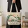 Elegant Swan and Water Lily Scene for Graceful Everyday Shopping and Workday Style Quilted Tote Bag - 4