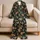 Cactus and Highland Yak Motifs for Cozy Desert Nights and Relaxed Lounging at Home Satin Pajamas Set - 5