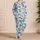 Ocean Blue Sea Turtles and Bubbles for Coastal Relaxation and Cozy Evenings Satin Pajamas Set - 4