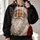 Realistic Santa Portrait With Christmas Tree For Holiday Celebrations All-over Print Hoodie (Lightweight) - 2