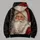 Realistic Santa Portrait With Christmas Tree For Holiday Celebrations All-over Print Hoodie (Lightweight) - 5