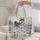 Siberian Husky in Snowy Forest for Winter Walks and Cozy Outdoor Days for Dog Lovers Quilted Tote Bag - 5