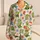 Wide-Eyed Green Frogs and Colorful Letter Blocks for Cozy Lounging and Bedtime Satin Pajamas Set - 1