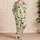 Wide-Eyed Green Frogs and Colorful Letter Blocks for Cozy Lounging and Bedtime Satin Pajamas Set - 4
