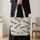 Marble Piano Keys And Gold Notes For Music Lovers, Recital Gifts And Everyday Style Quilted Tote Bag - 4