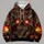Molten Lava Skull and Cracked Volcanic Rock for Bold Alternative Streetwear All-over Print Hoodie (Lightweight) - 4