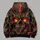 Molten Lava Skull and Cracked Volcanic Rock for Bold Alternative Streetwear All-over Print Hoodie (Lightweight) - 5