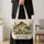 Teal Mushroom Woodland Fungi for Weekend Getaways and Nature-Loving Outdoor Travelers Quilted Tote Bag - 4