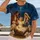 Nativity Scene With Radiant Star for Christmas Worship and Holiday Gatherings All-over Print Unisex T-shirt - 2