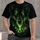 Neon Green Beast And Wolf Pack For Dark Streetwear And Nightlife Fans All-over Print Unisex T-shirt - 1