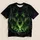Neon Green Beast And Wolf Pack For Dark Streetwear And Nightlife Fans All-over Print Unisex T-shirt - 5