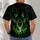 Neon Green Beast And Wolf Pack For Dark Streetwear And Nightlife Fans All-over Print Unisex T-shirt - 4