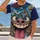 Surreal Monster Face and Cosmic Creature Scene for Festivals and Bold Street Style All-over Print Unisex T-shirt - 2