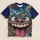 Surreal Monster Face and Cosmic Creature Scene for Festivals and Bold Street Style All-over Print Unisex T-shirt - 5