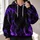Violet Flame Streetwear Style for Autumn Runs and Everyday Outdoor Adventures All-over Print Hoodie (Lightweight) - 2
