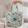 Blue Daisy and Butterfly Garden for Weekend Travel and Thoughtful Gifts for Her Quilted Tote Bag - 5