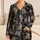 Ivory Spotted Leopard Motif for Cozy Lounging and Relaxed Summer Evenings Satin Pajamas Set - 1