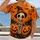 Halloween Skeleton and Jack-o'-Lanterns for Spooky Season Parties and Fall Celebrations All-over Print Unisex T-shirt - 2