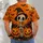 Halloween Skeleton and Jack-o'-Lanterns for Spooky Season Parties and Fall Celebrations All-over Print Unisex T-shirt - 4