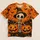 Halloween Skeleton and Jack-o'-Lanterns for Spooky Season Parties and Fall Celebrations All-over Print Unisex T-shirt - 5