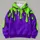 Neon Green and Purple Melting Drips for Bold Everyday Streetwear and Creative Looks All-over Print Hoodie (Lightweight) - 4