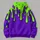 Neon Green and Purple Melting Drips for Bold Everyday Streetwear and Creative Looks All-over Print Hoodie (Lightweight) - 5