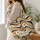 Bohemian Swirl And Daisy Motifs For Sunny Beach Days And Relaxed Coastal Getaways Quilted Tote Bag - 3